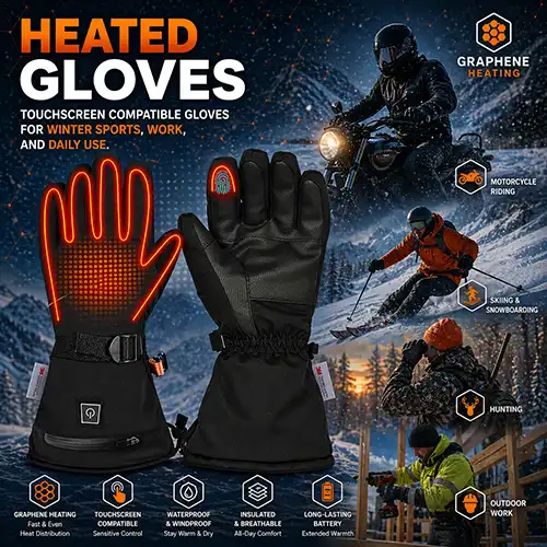 Heated gloves OEM ODM manufacturer IMISSKY product range