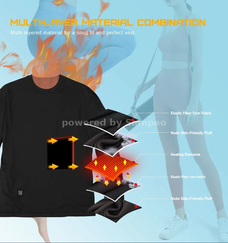 Battery Electric Heated Underwear manufacturer  4 