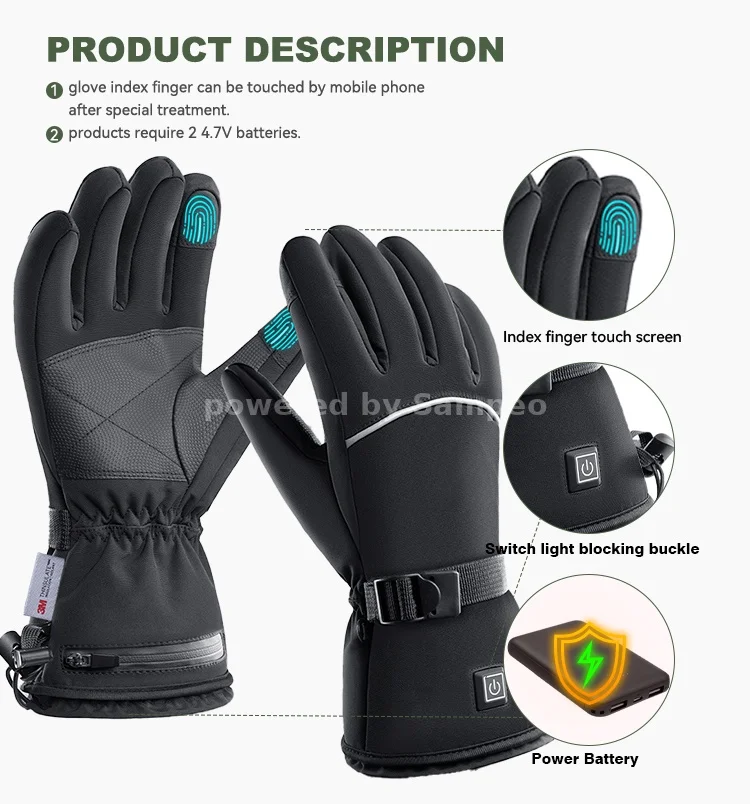 Entry-level heated gloves with USB charging