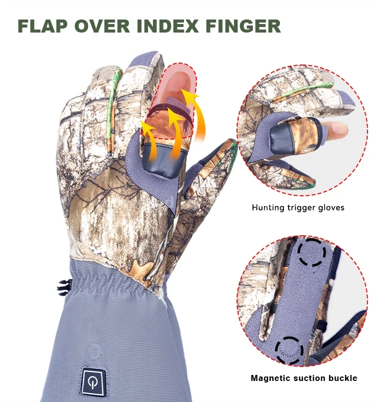 Rechargeable Battery Heated Gloves For Hunting Factory 3