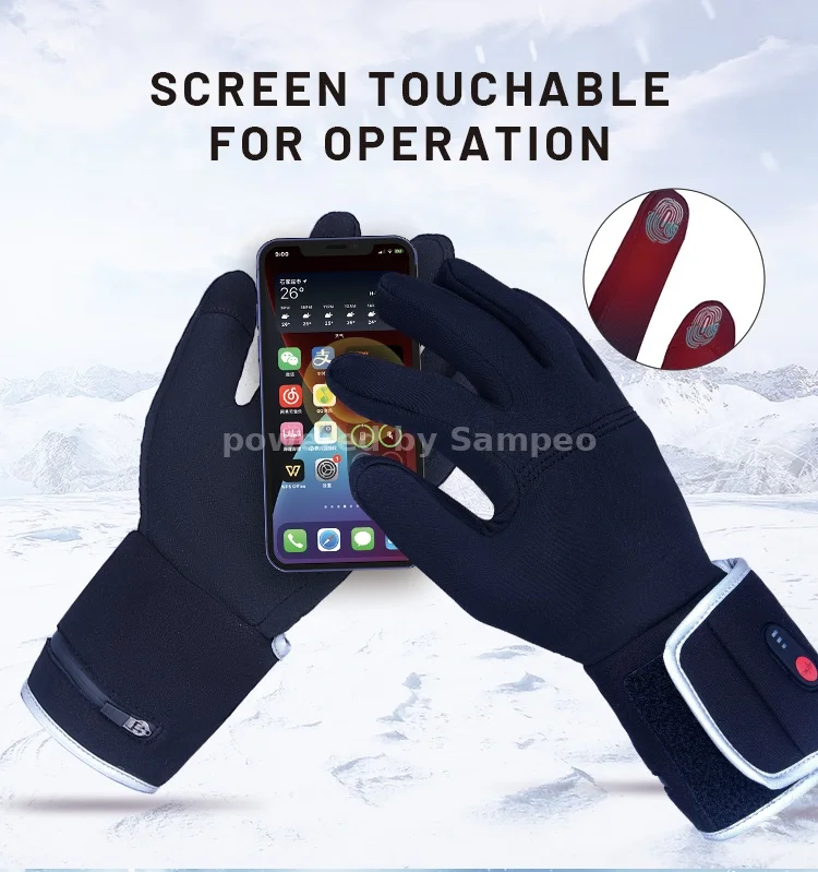 Winter Thin Heated Gloves Liners  5 