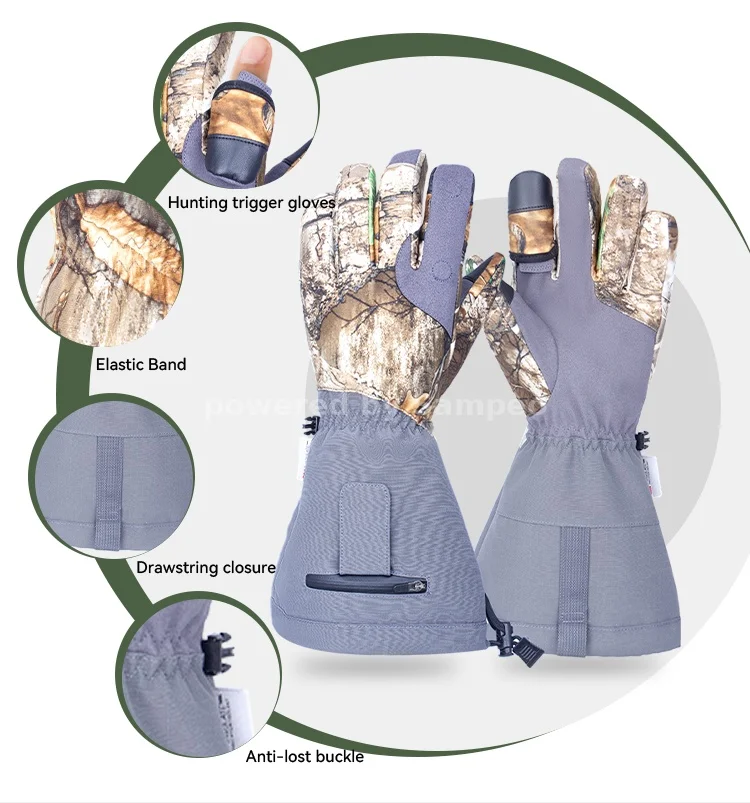 Rechargeable Battery Heated Gloves For Hunting Factory 5
