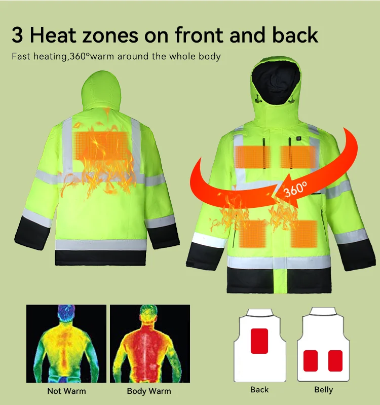 Workwear heated bomber jacket — B2B OEM/ODM factory direct pricing
