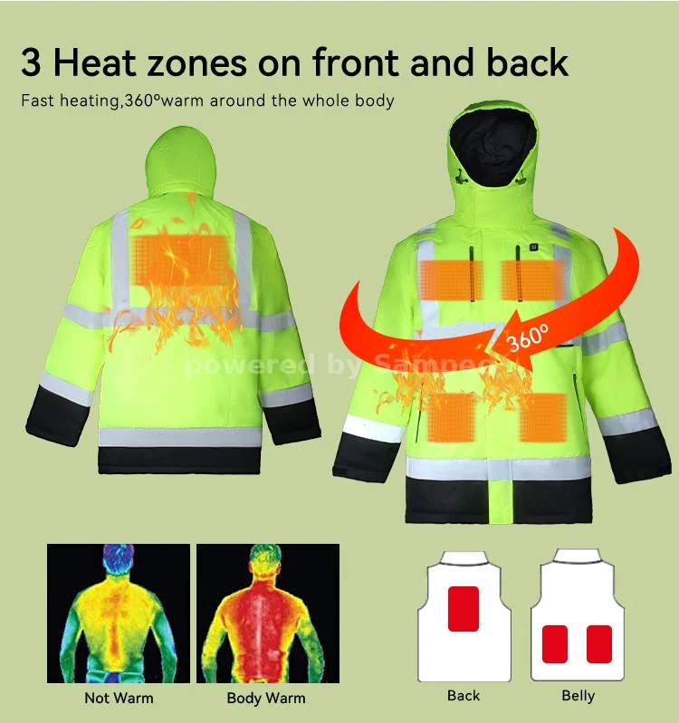 Workwear Heated Bomber Jacket manufacturer  2 