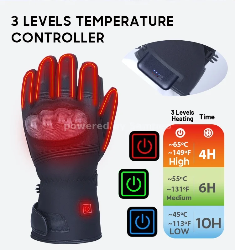 heated gloves for motorcycle vendor  6 