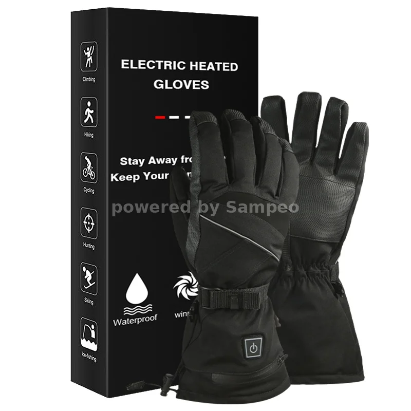 Battery heated gloves manufactured at an OEM/ODM facility for private label distribution