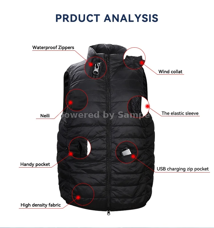 Bulk Heated Vests Manufacturer OEM/ODM