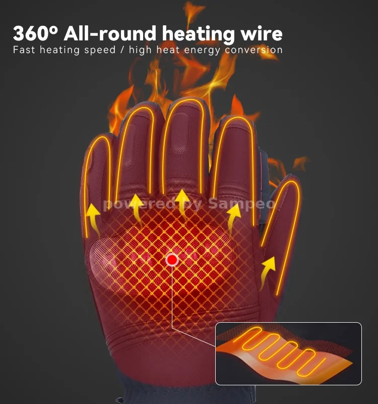heated gloves for motorcycle vendor  3 