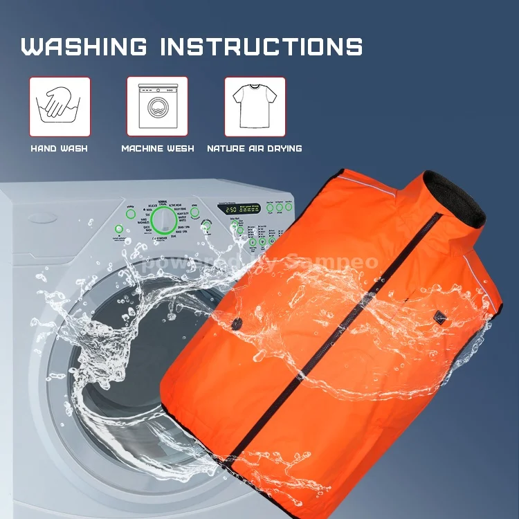 reflective battery heated vest made in vietnam  4 