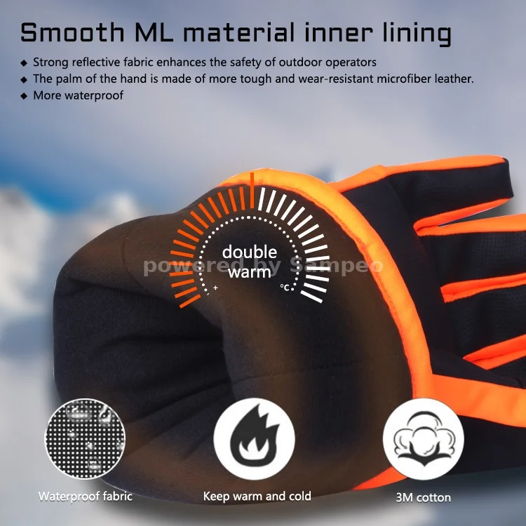 Reflective Heated Gloves manufacturer  4 